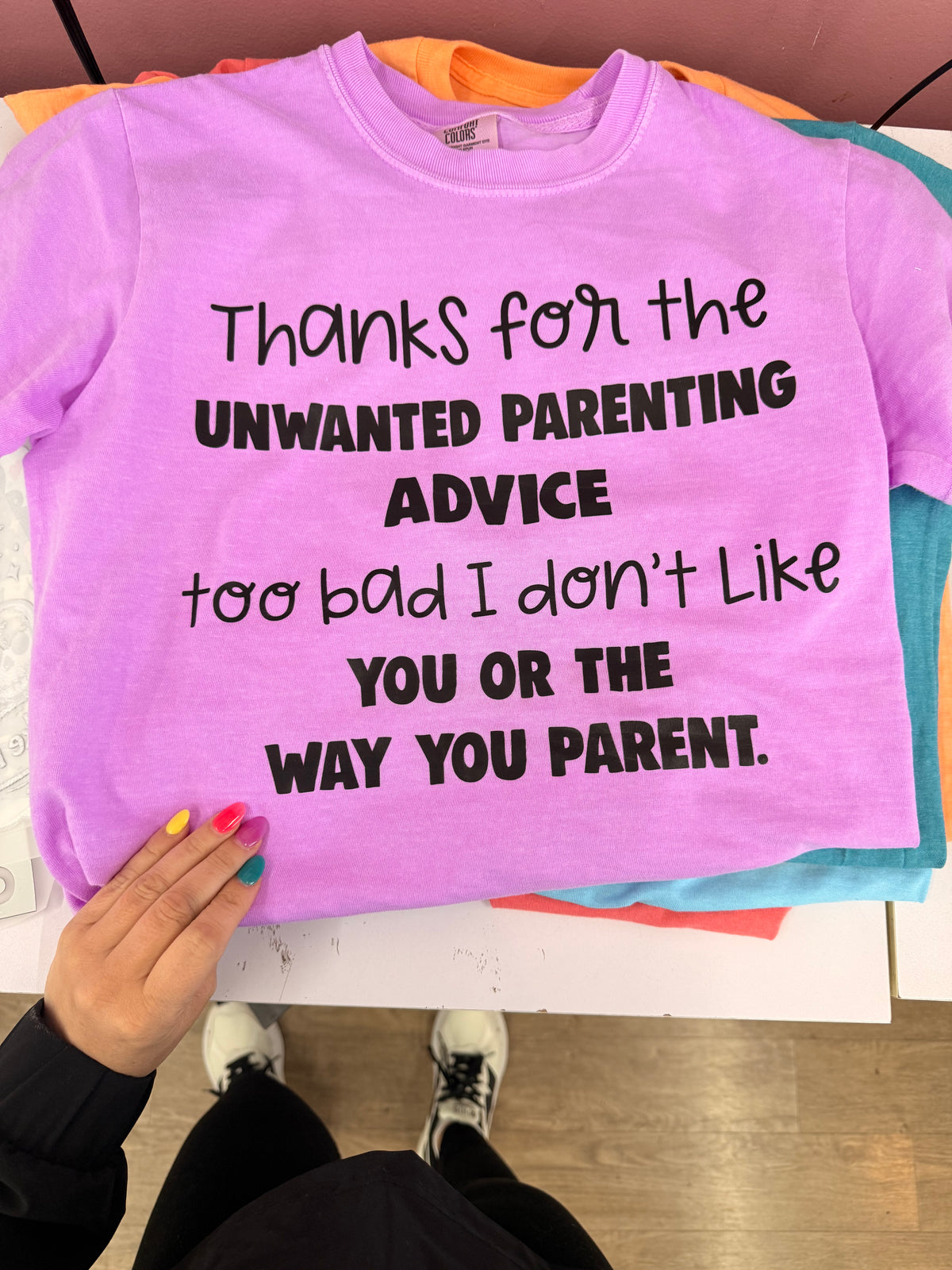 i don't like you or the way you parent tee or sweatshirt