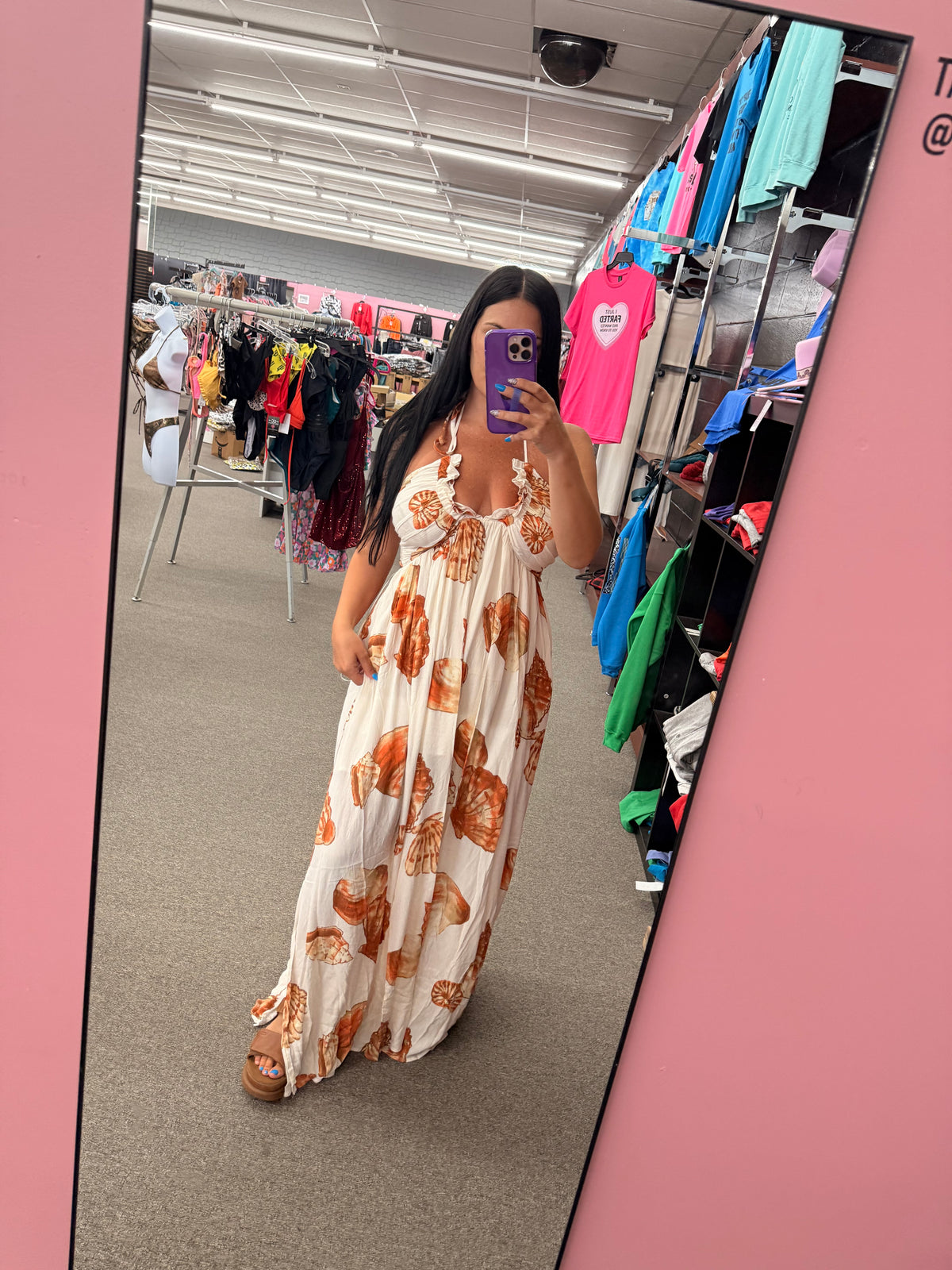 Panama Seashell Beach Dress