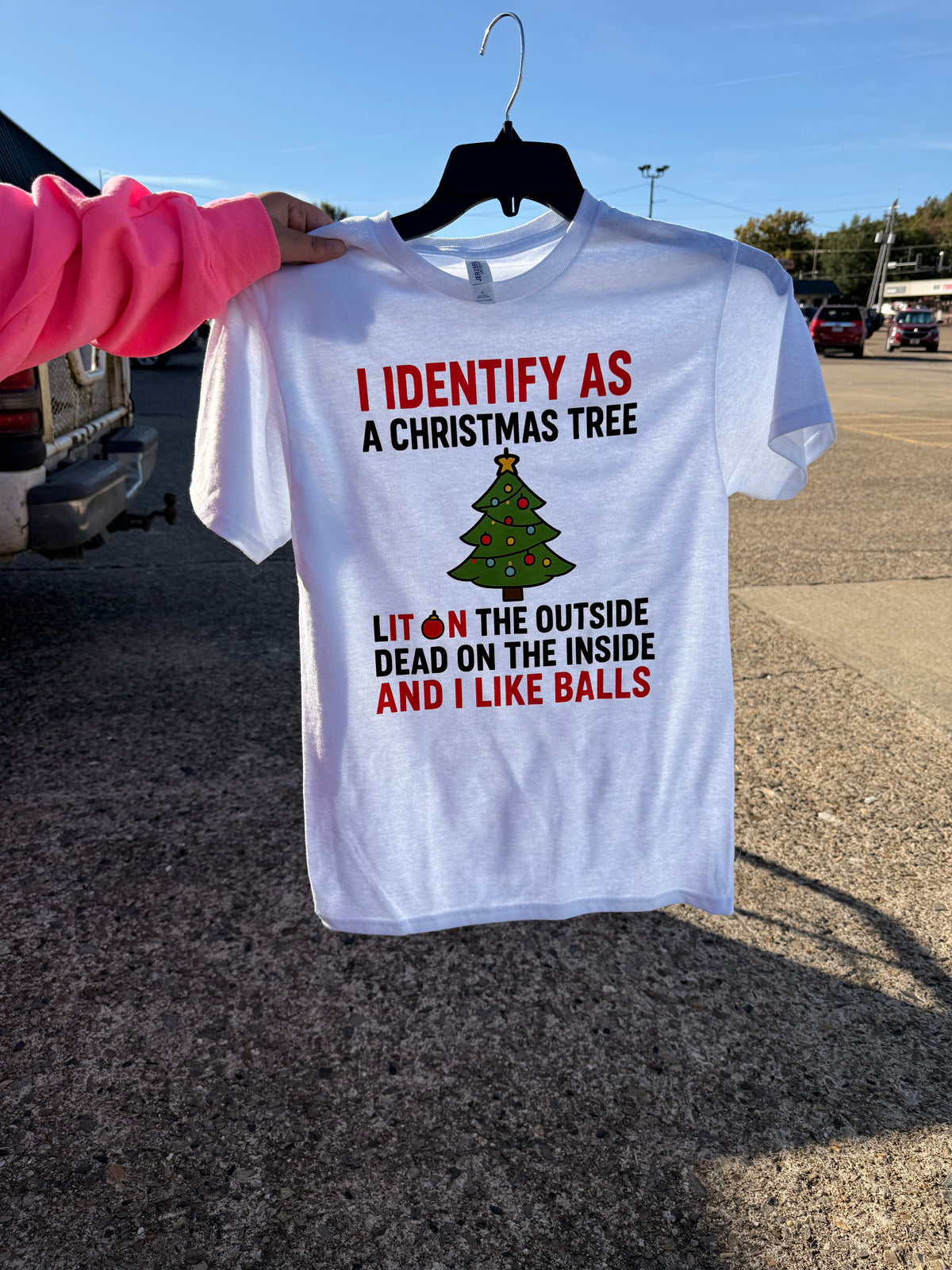 I identify as a Christmas tree I like balls Tee or Sweatshirt