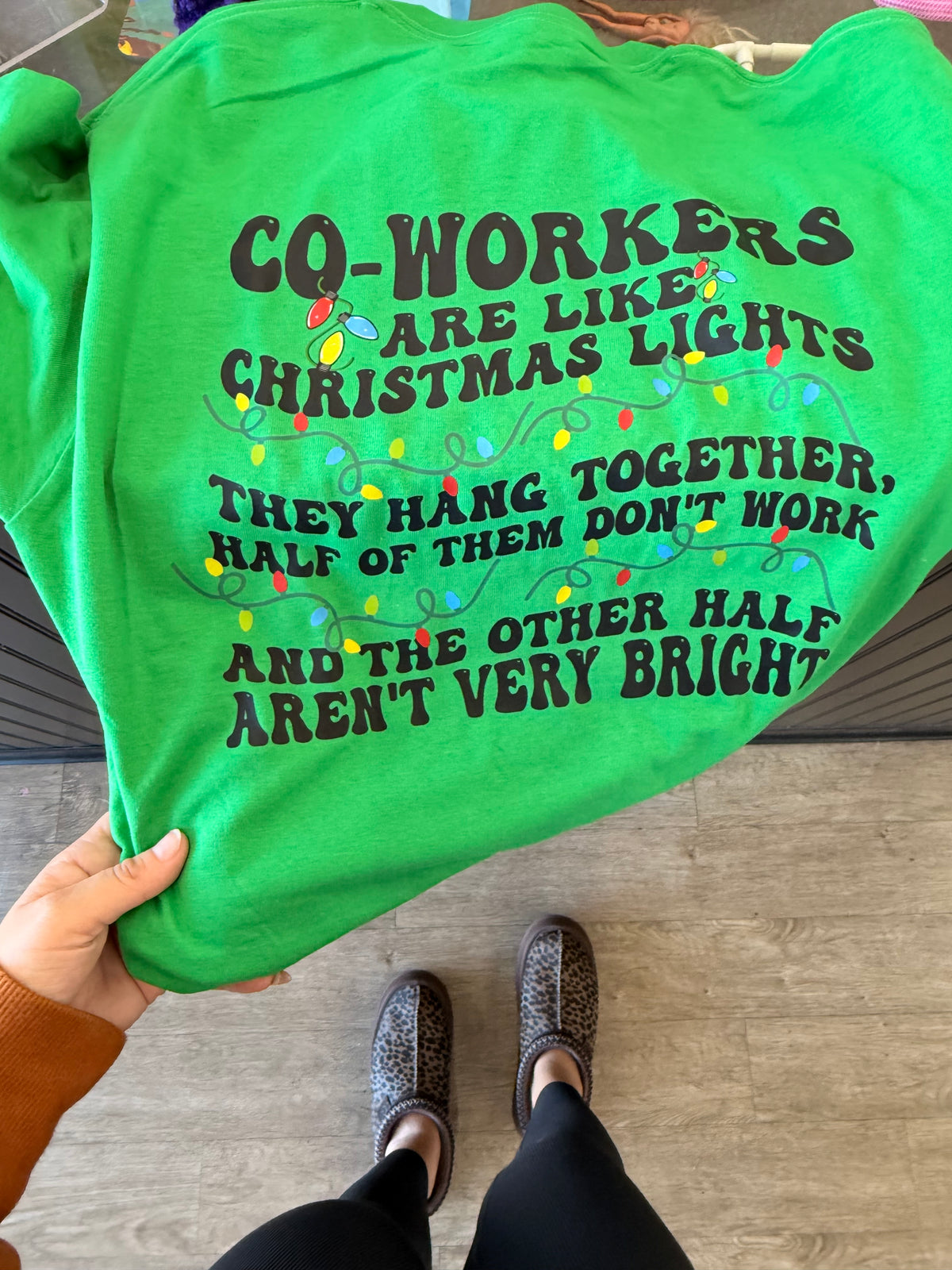 Coworkers are like Christmas lights tee or sweatshirt