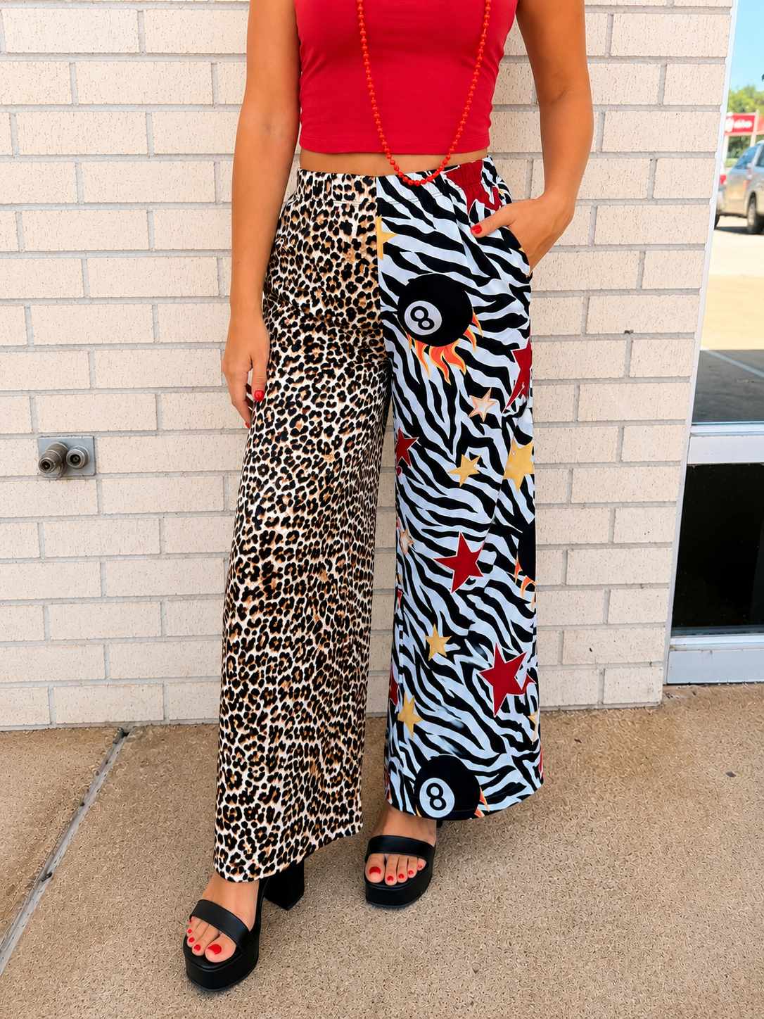 Rave Fire crazy Print Pant