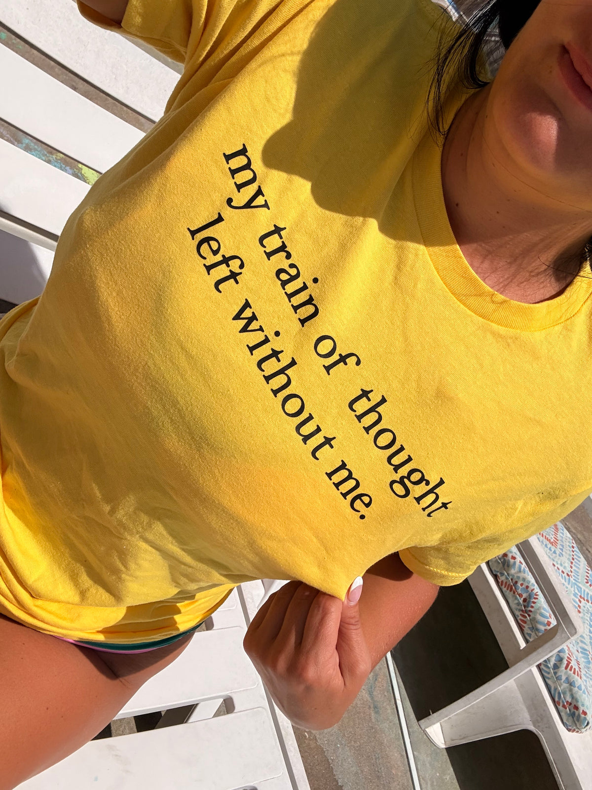 My train of thought left without me tee or sweatshirt