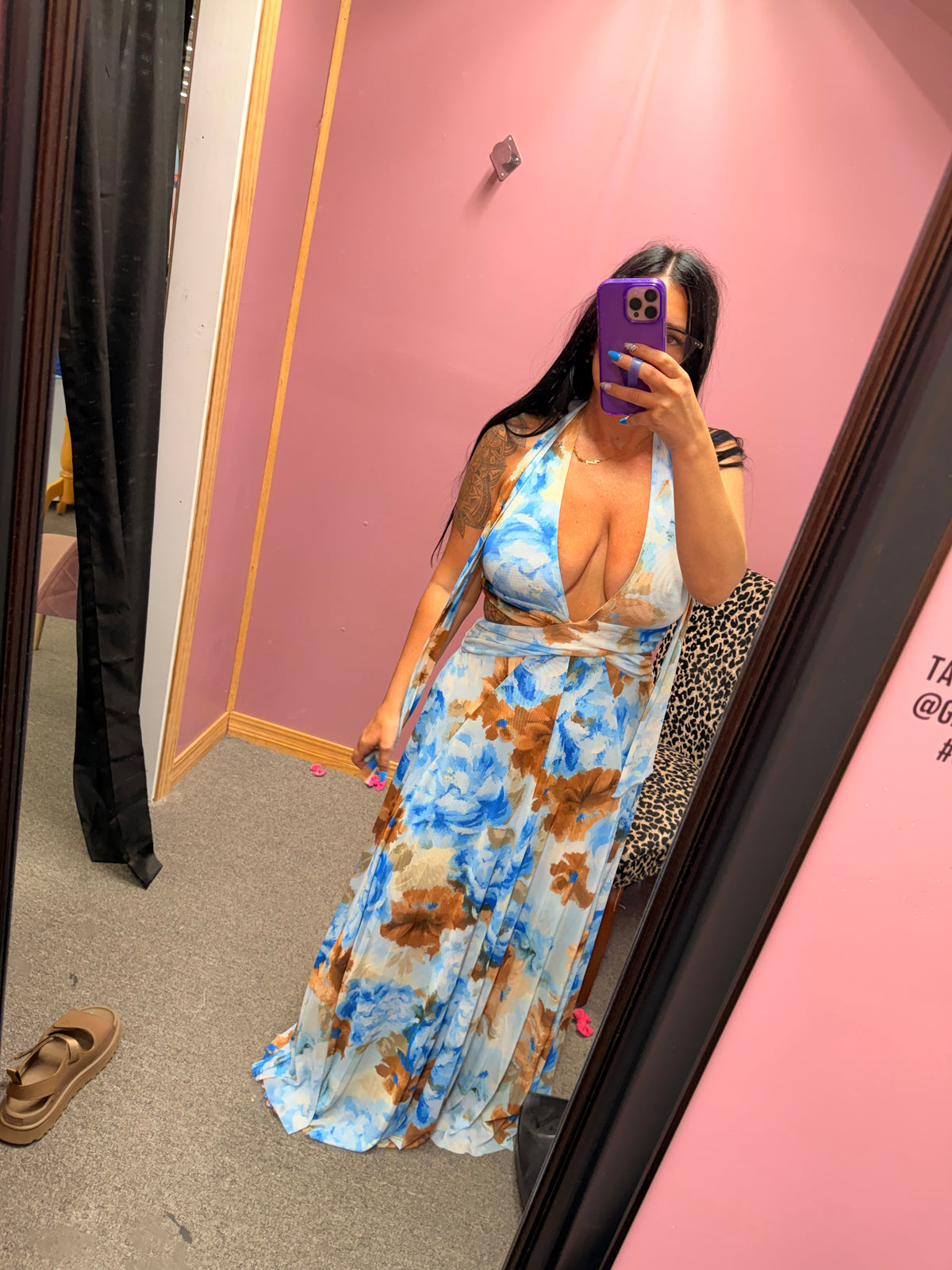 Destin Watercolor Beach Dress