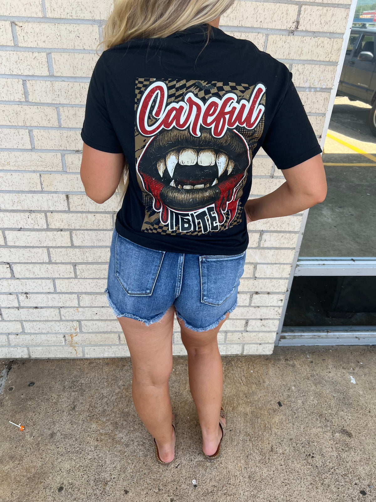 careful i BITE  halloween tee or Sweatshirt