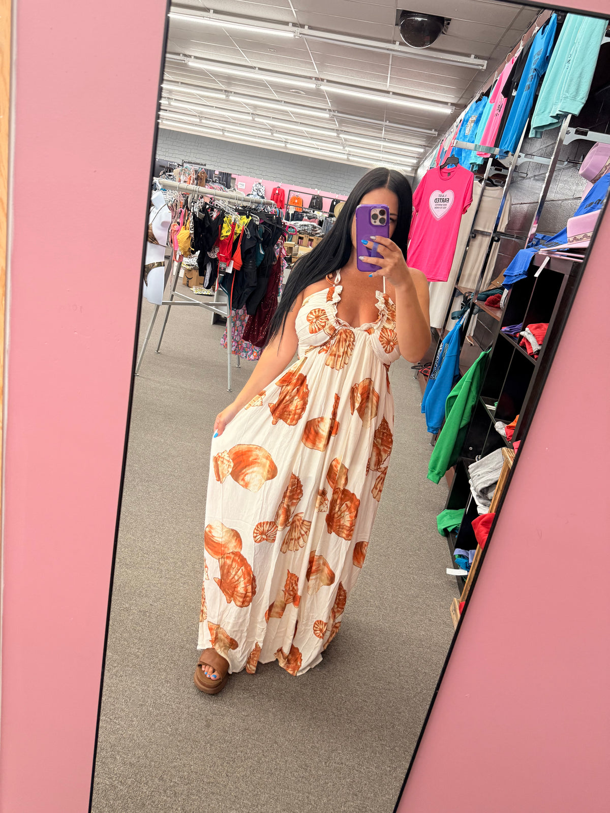 Panama Seashell Beach Dress
