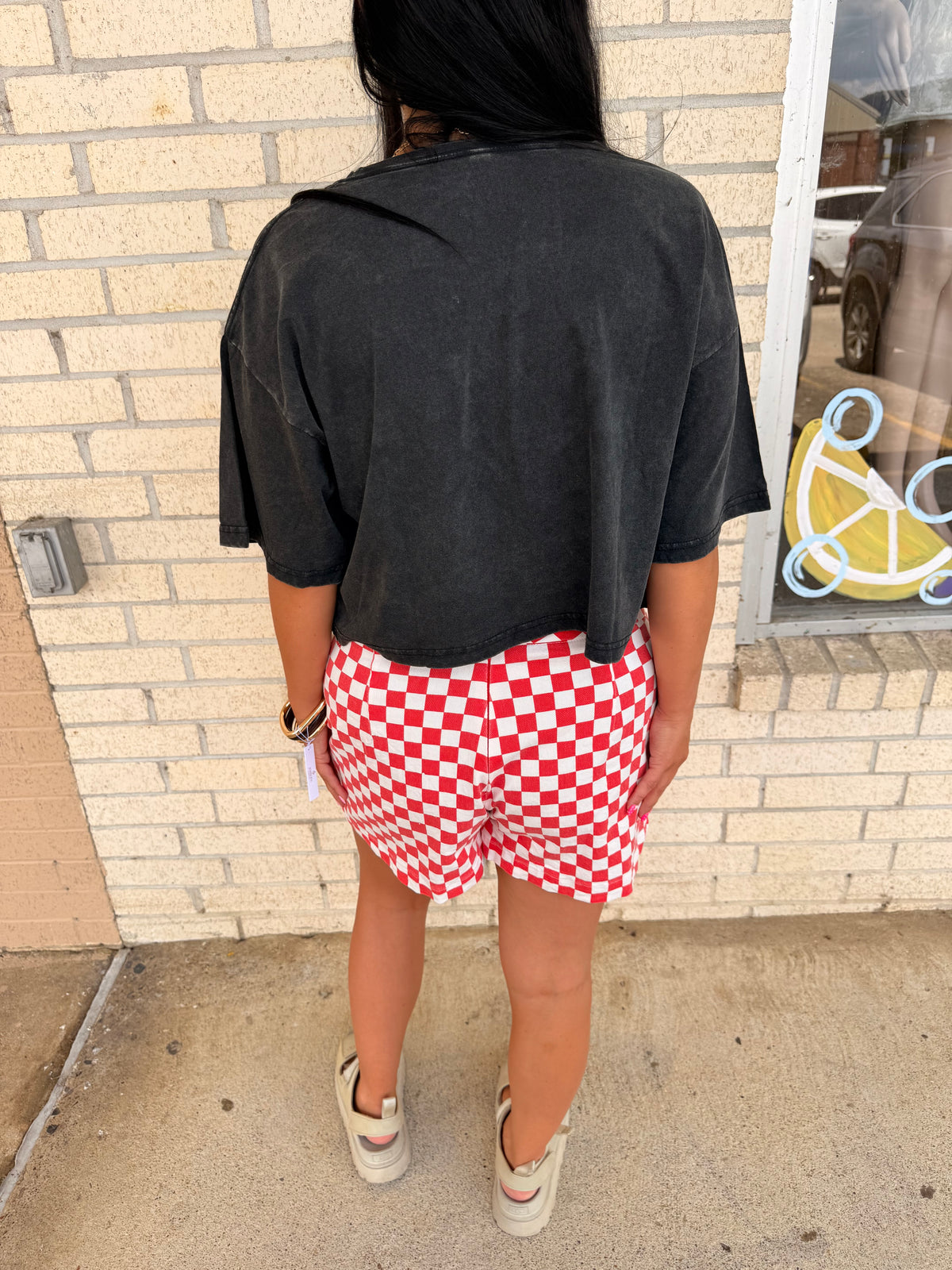 Game Day Vintage Cropped Shirt