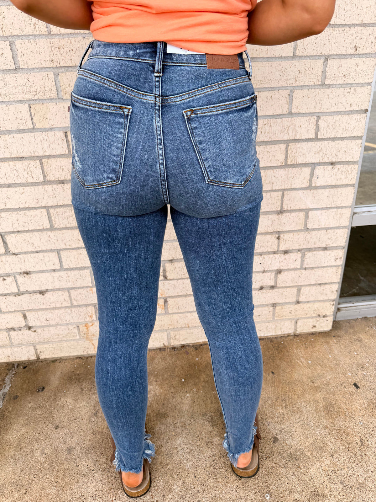 High Rise LA Petrah denim shorts