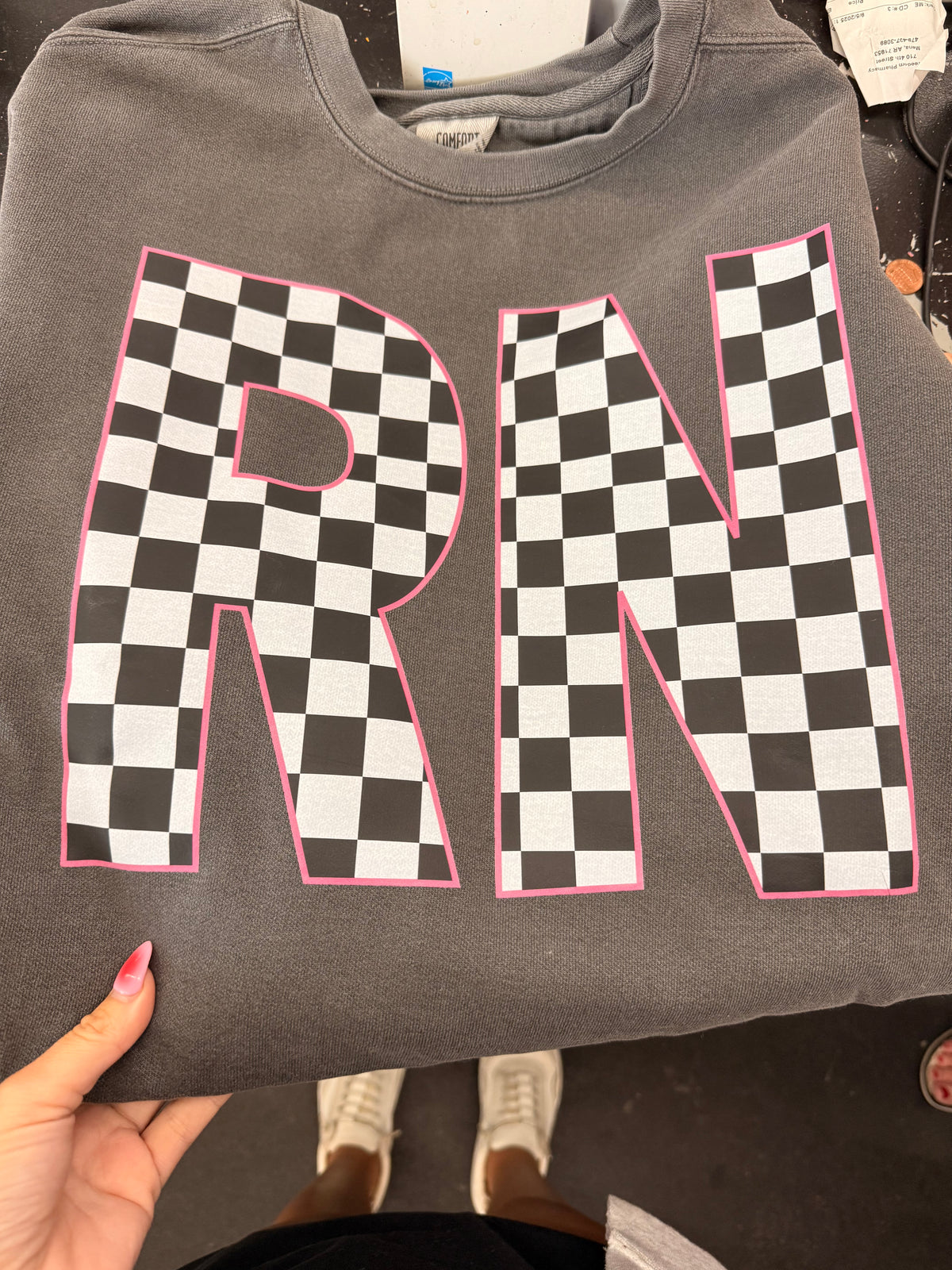 Nurse sweatshirt (rn,CNA, Lpn or custom)