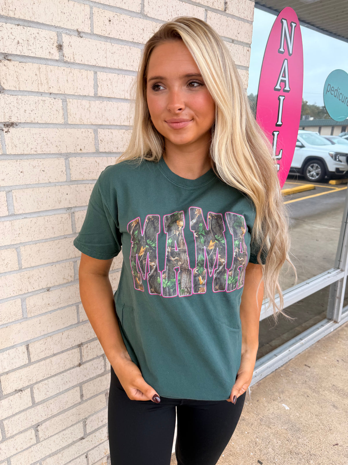 Camo mama tee or sweatshirt