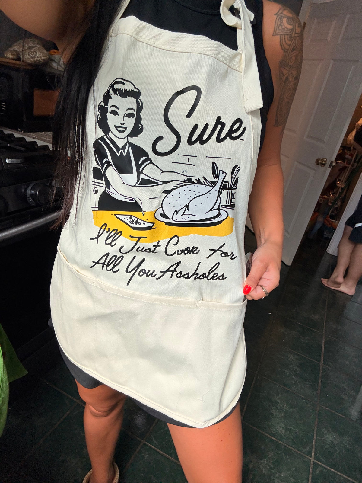 Cook for you apron Thanksgiving