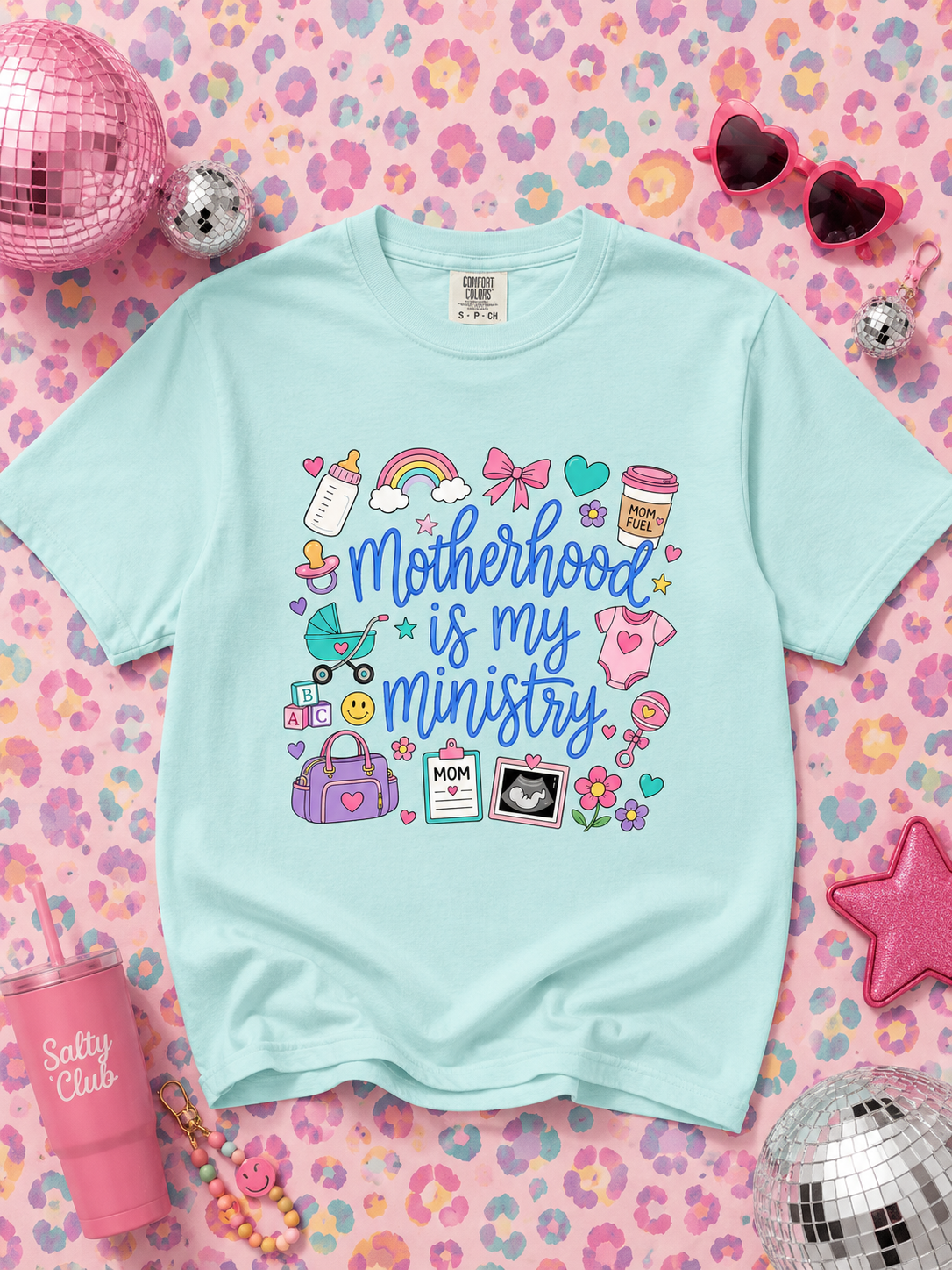 Motherhood is my ministry tank, tee or sweatshirt