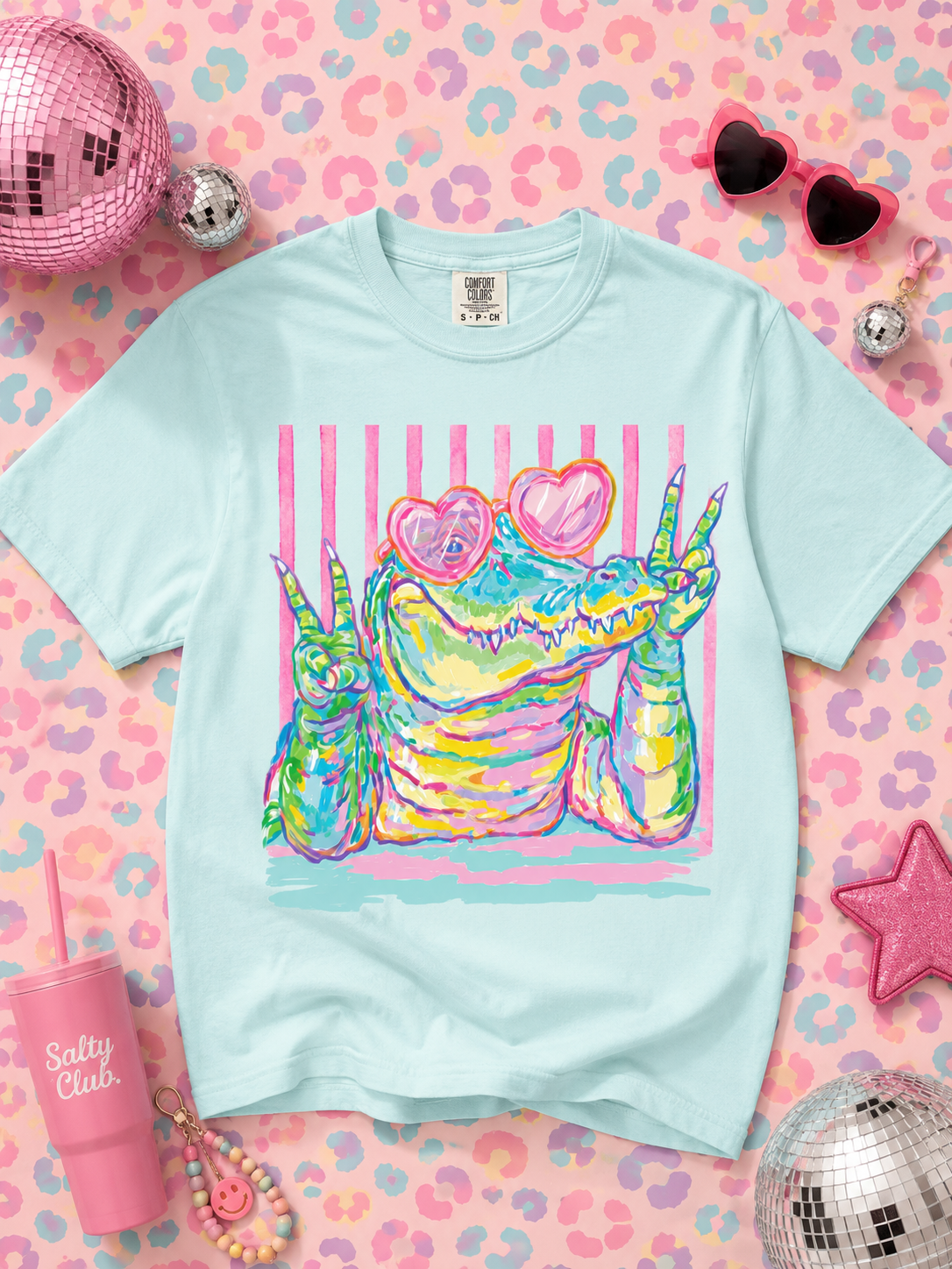 Alligator Summer tank, tee or sweatshirt