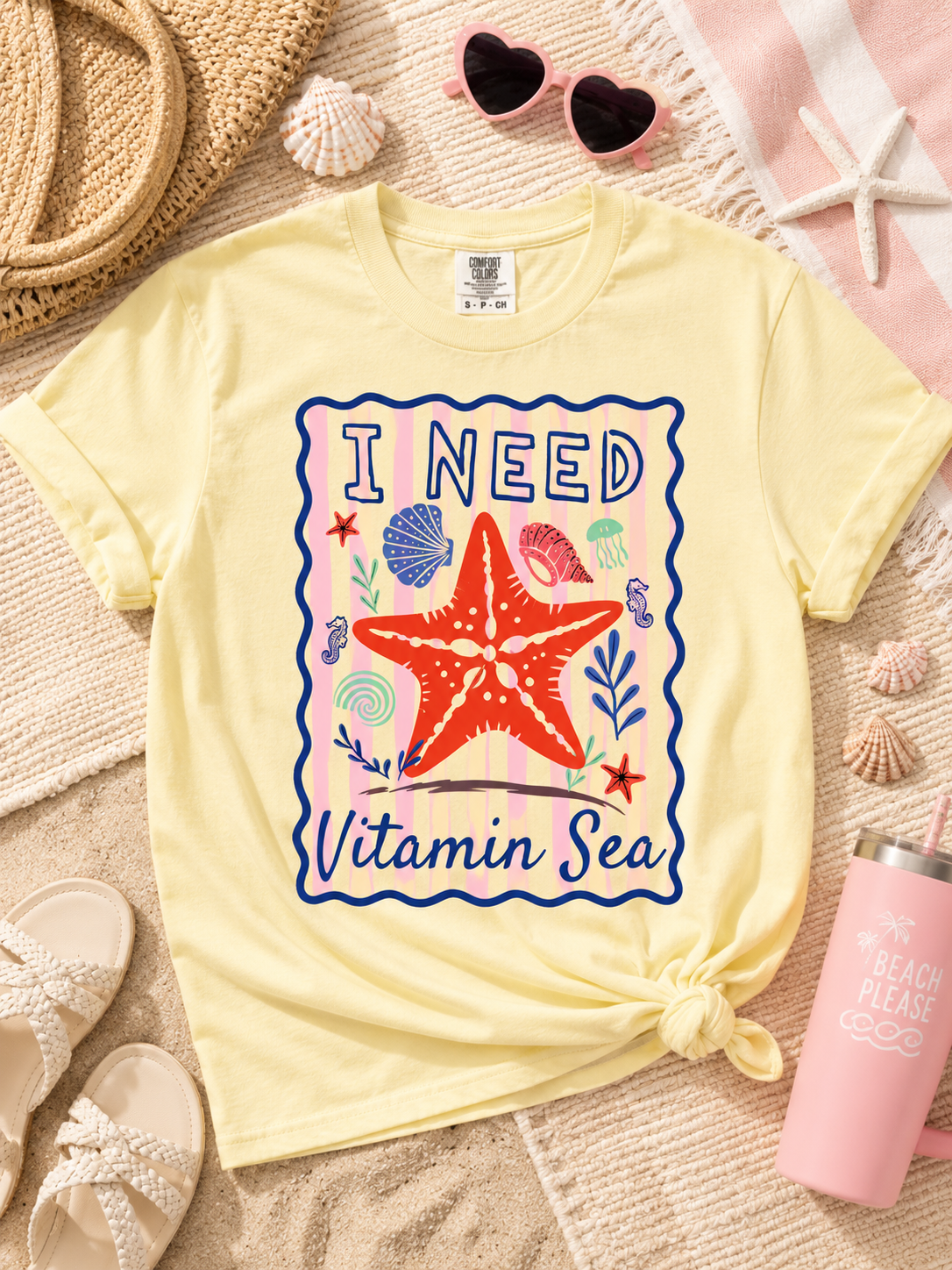 Vitamin sea tank, tee or sweatshirt