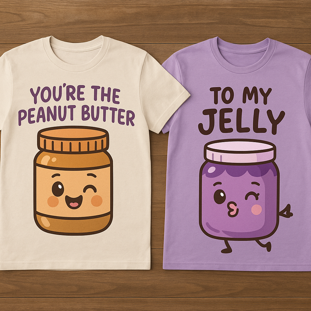 you&#39;re the peanut butter to my jelly matching tee or sweatshirt