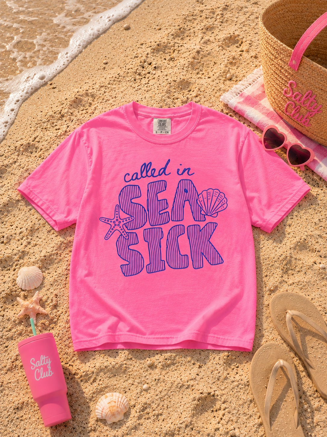 CALLED IN SEA SICK tank, tee or sweatshirt