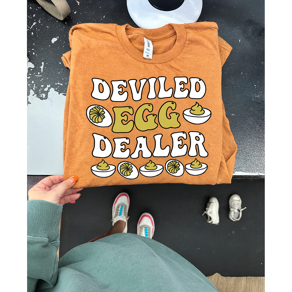 Deviled Egg Dealer thanksgiving tee or sweatshirt