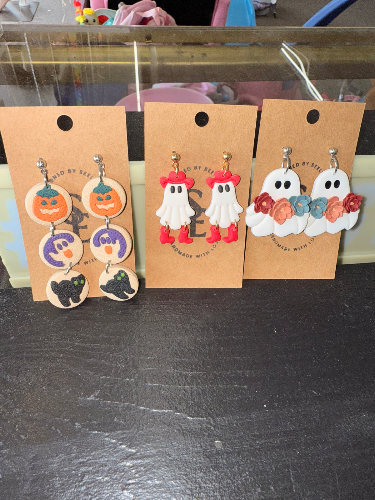 Halloween earrings (3 styles)
