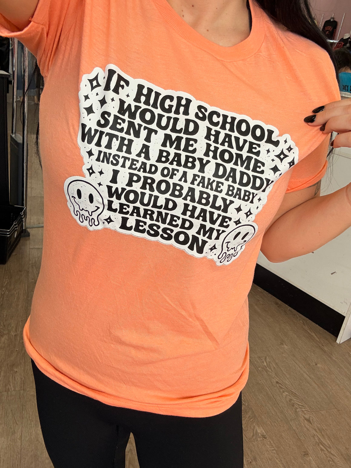 High school fake baby daddy tee or sweatshirt