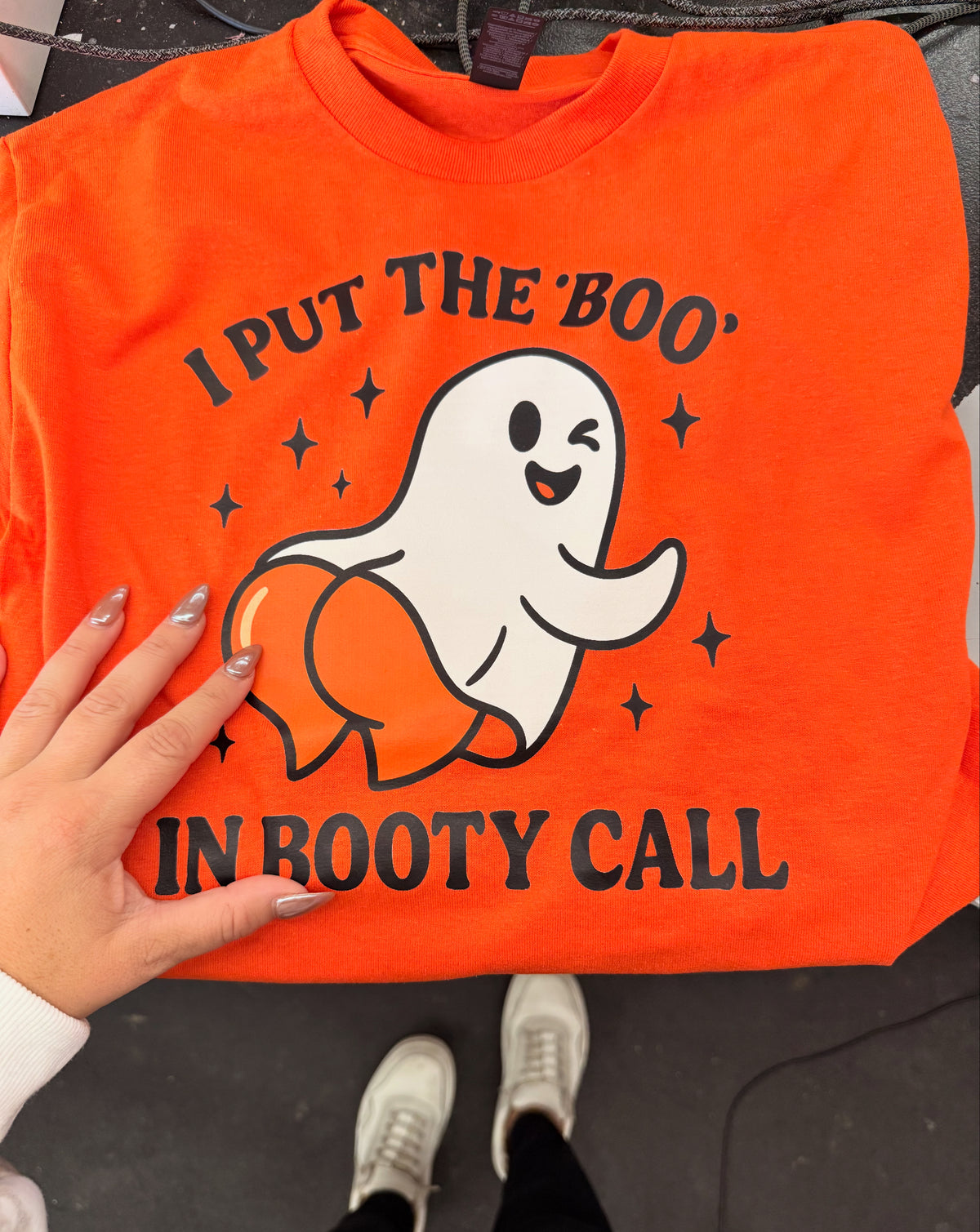 I put the boo in booty call tee or sweatshirt