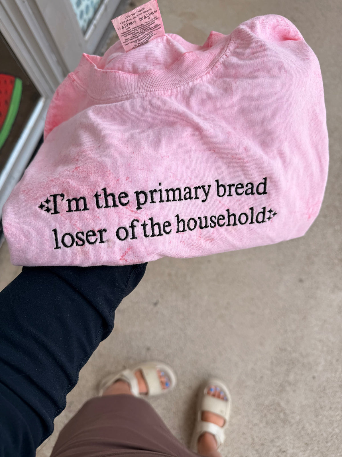 Bread loser tee or sweatshirt embroidered