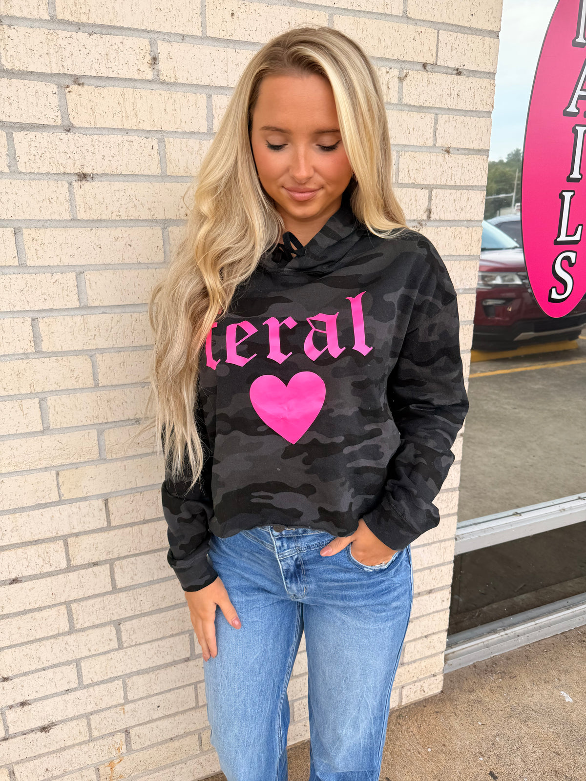 Feral Camo Cropped or Not Hoodie