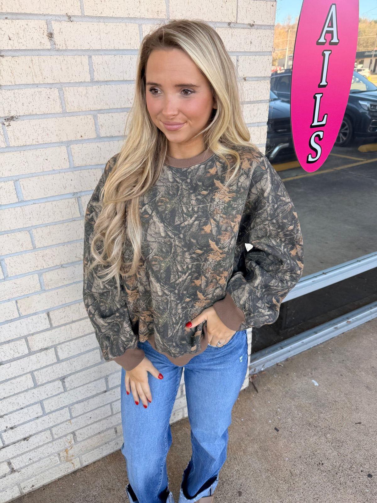 Camo soft sweatshirt