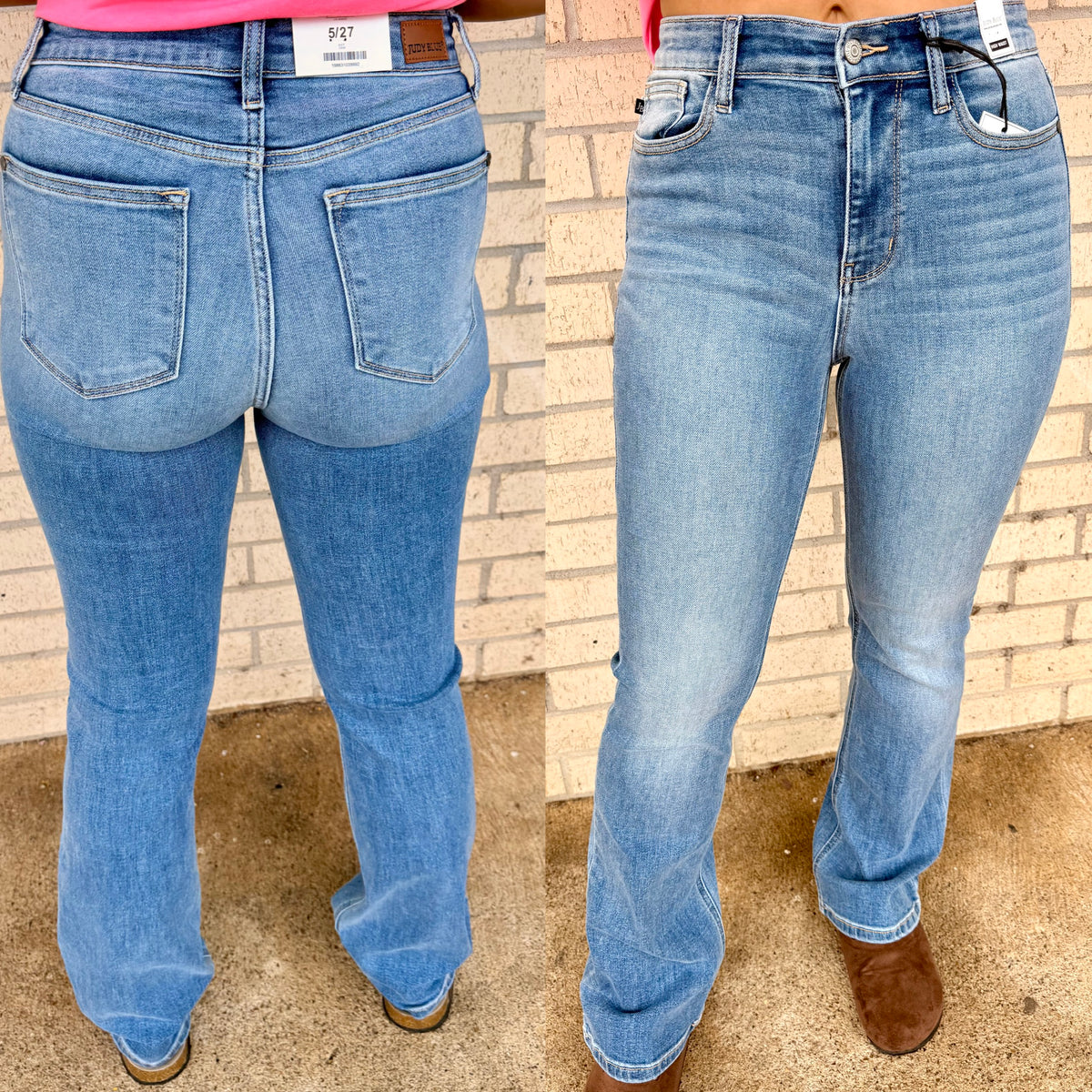 Core Bootcut Contrast Wash Judy Blue jean