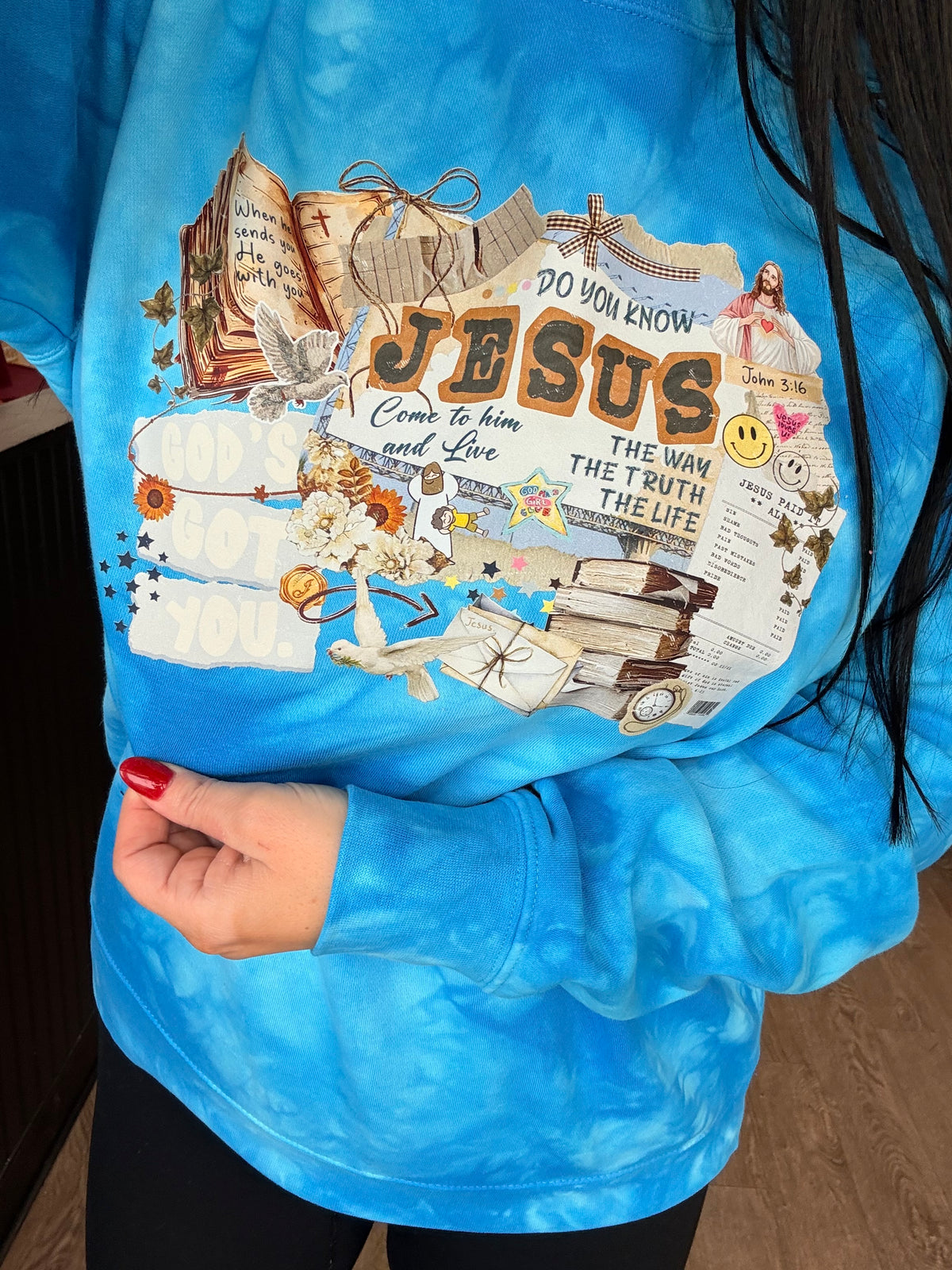 God's Got you, do you know him Christian tee or sweatshirt