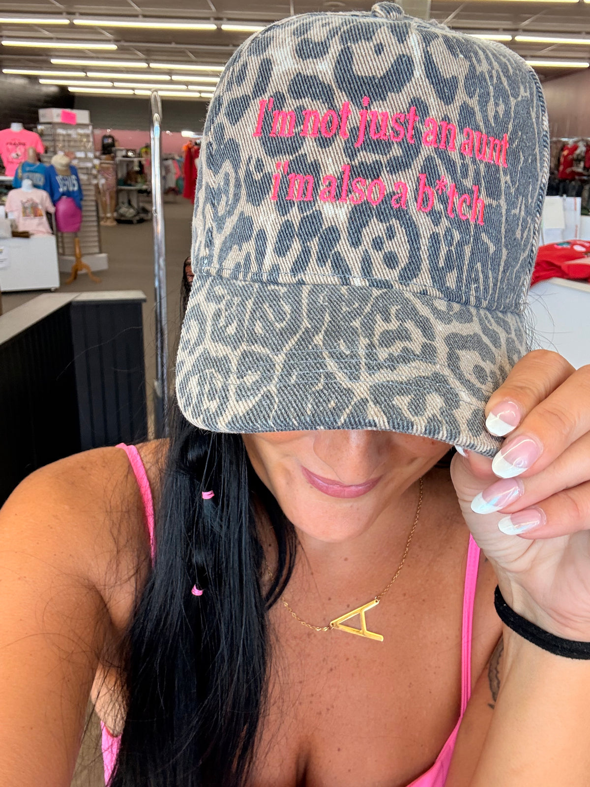 Not just an aunt I'm also a b*tch embroidered hat
