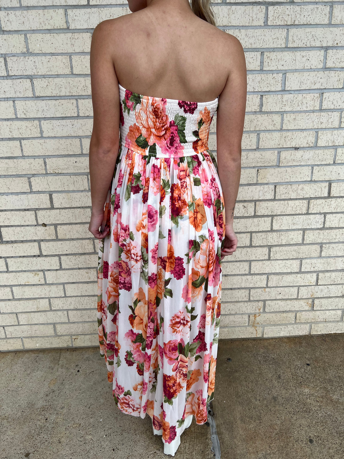 Santa Rosa Floral Pinks Beach Dress (With shorts)