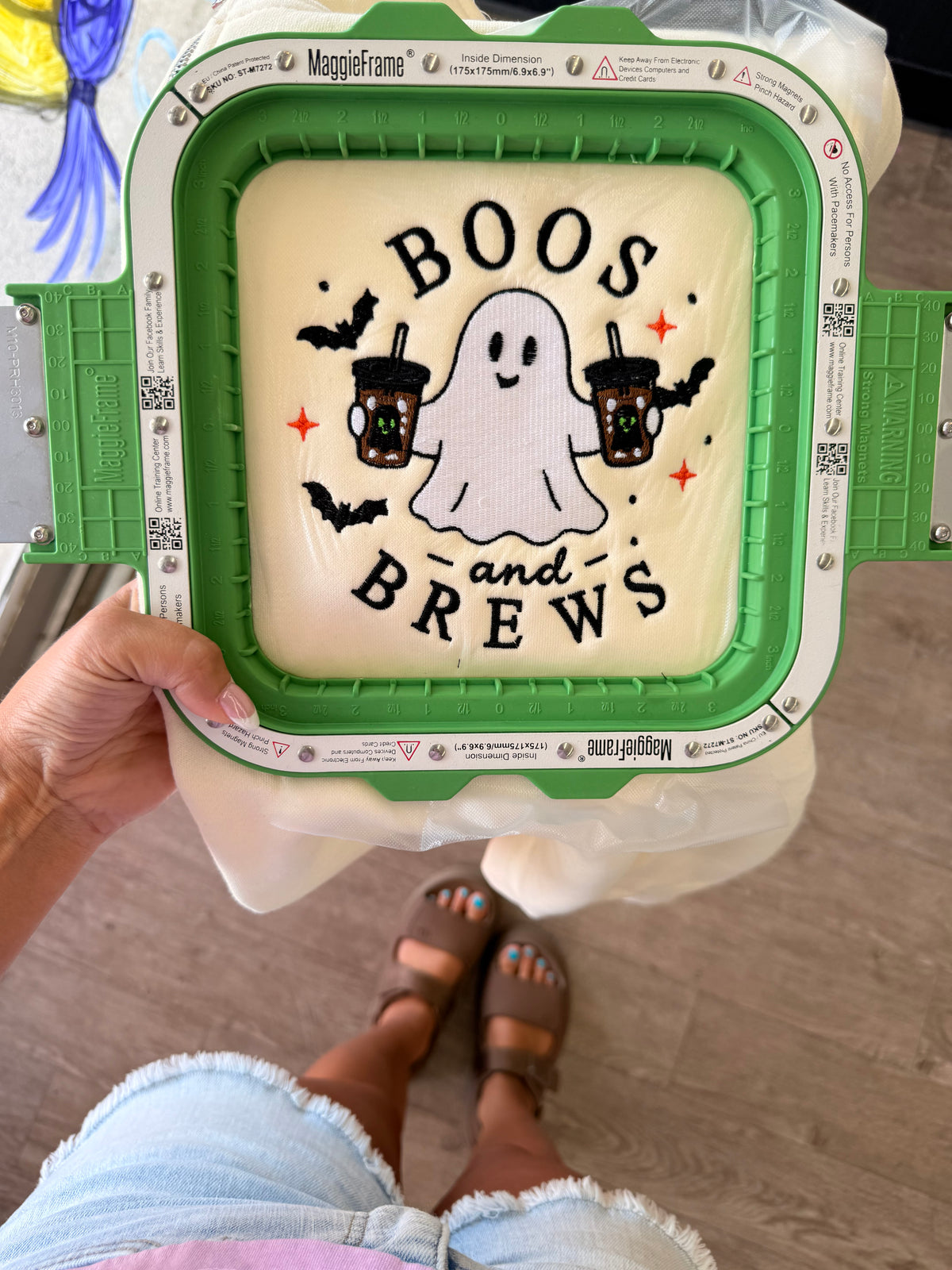 Boos and brews Halloween half zip or sweatshirt