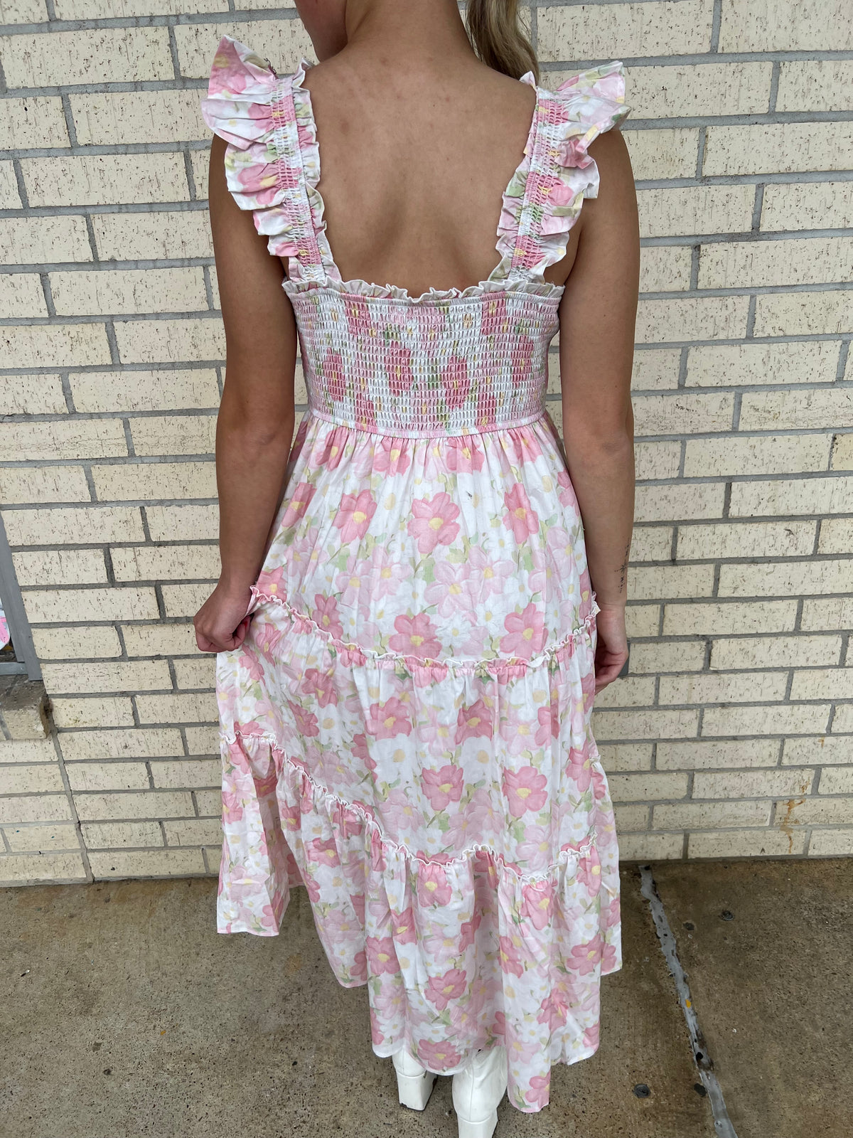Floral Watercolor Dress