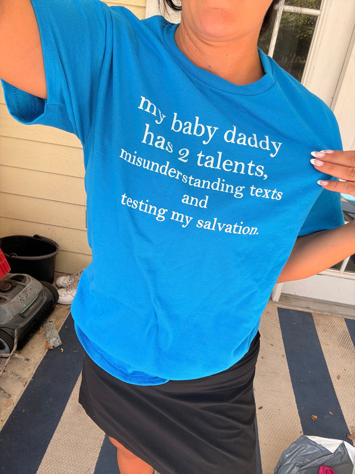 My baby two talents tee or sweatshirt