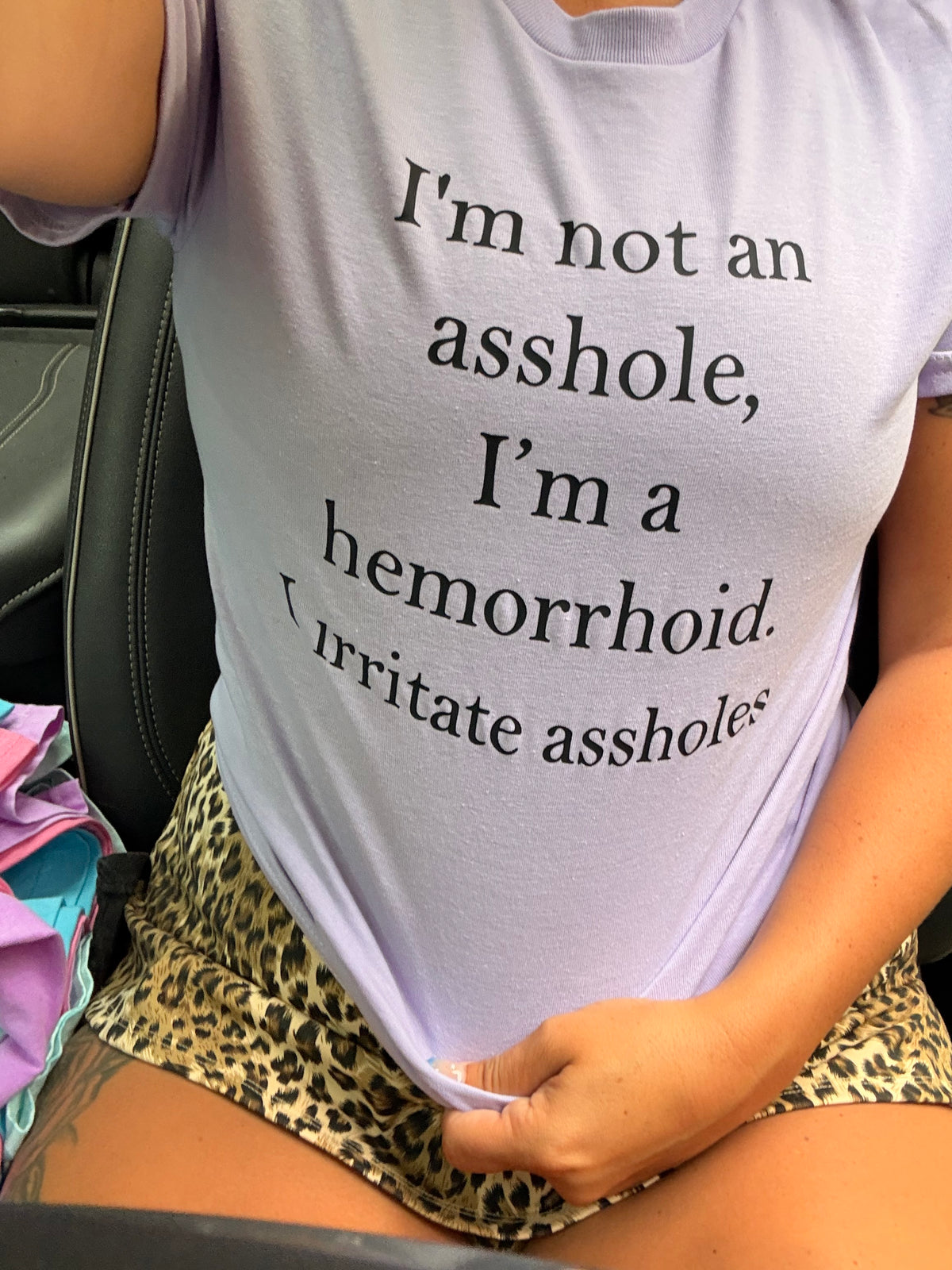 Hemorrhoid irritate assholes tank, tee or sweatshirt