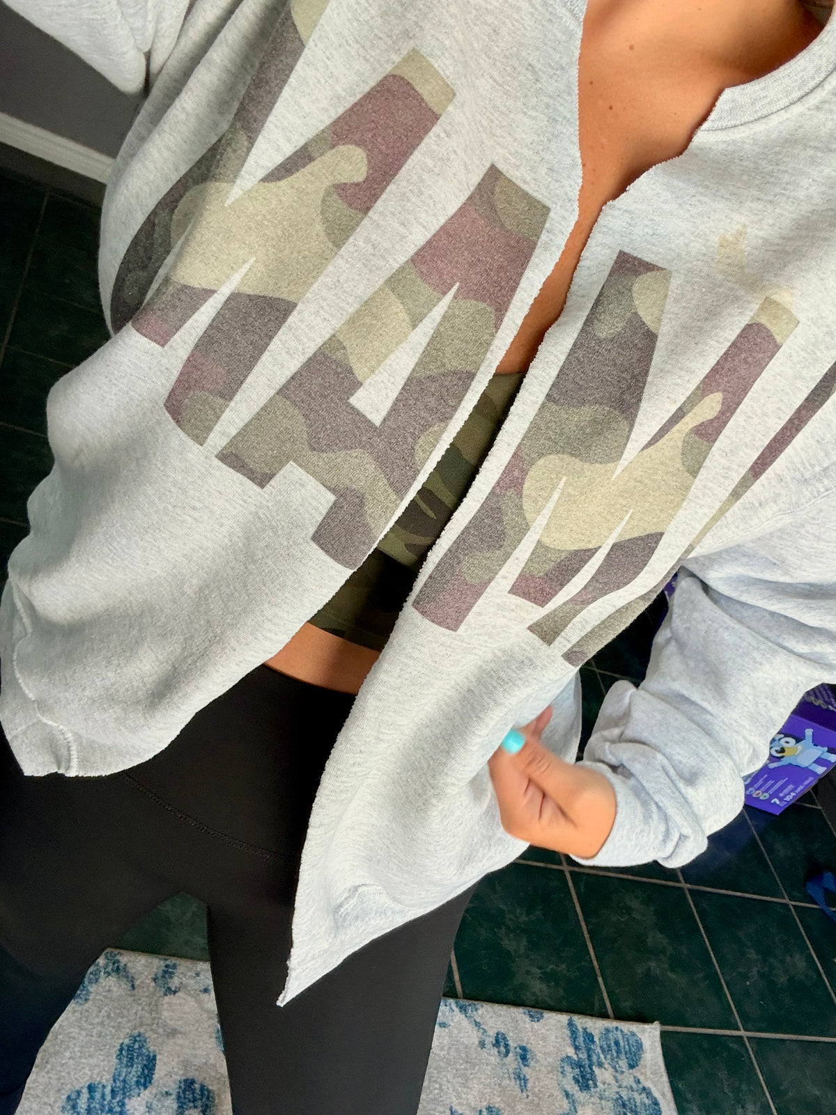 Mama, Aunt or custom Swacket sweatshirt