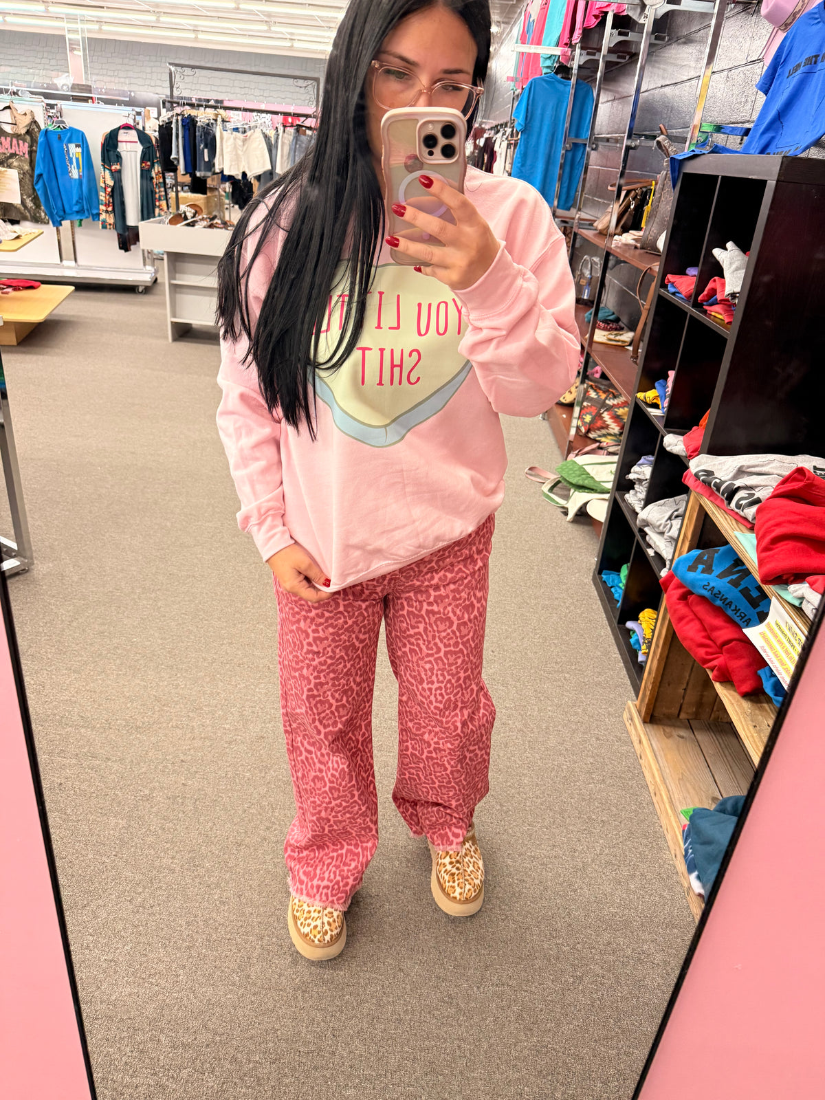 You little shit candy heart toddler or adult tee or sweatshirt