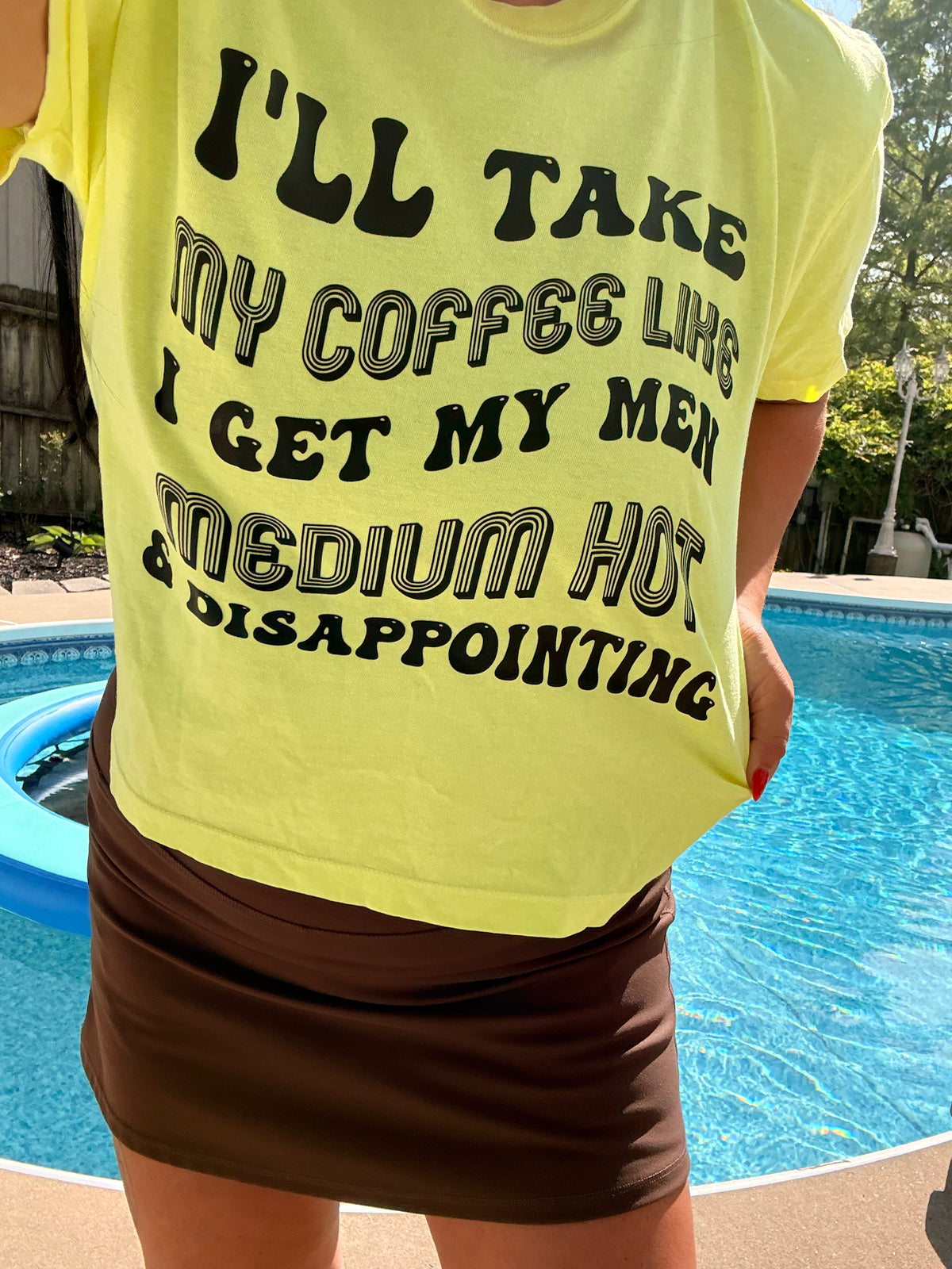 Medium hot and disappointing tee or sweatshirt