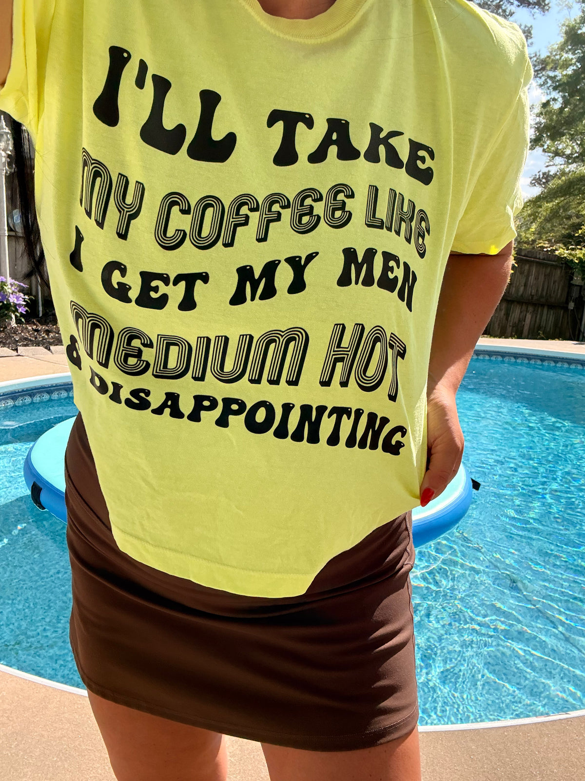 Medium hot and disappointing tee or sweatshirt