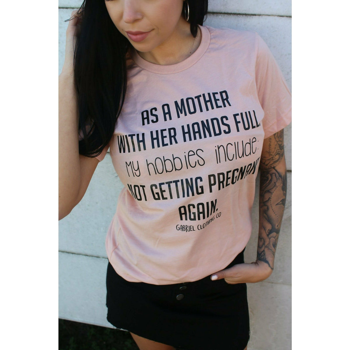 Hobbies not getting pregnant tank, tee or sweatshirt