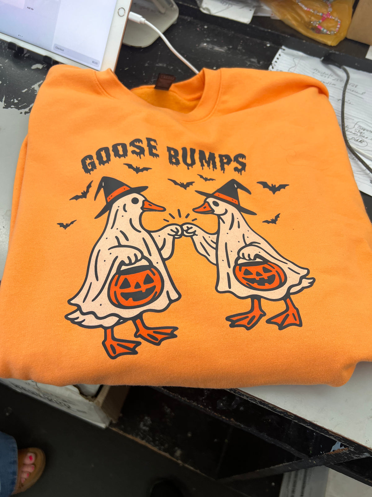 Goose bumps halloween tee or sweatshirt