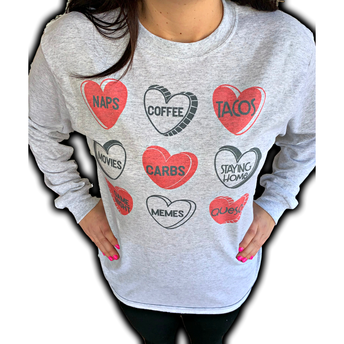 Favorite Candy Heart Tee, Tank, Long Sleeve or Sweatshirt