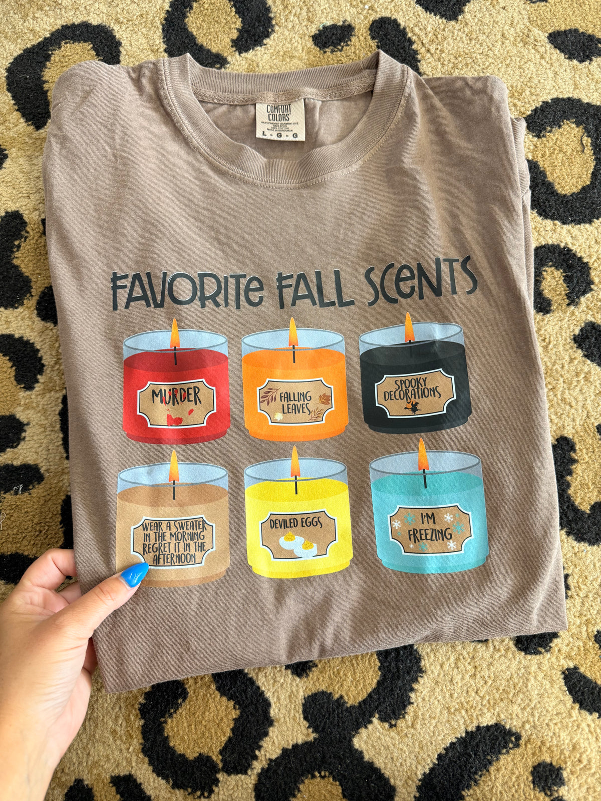 Fall scents candle  tee or Sweatshirt