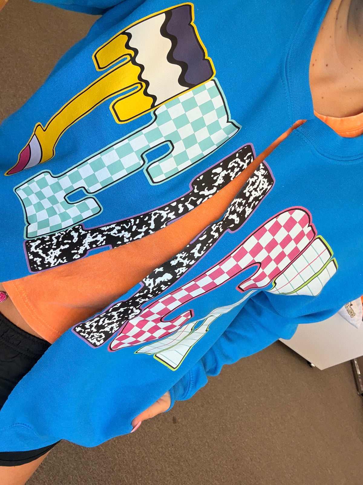 teach or custom Swacket sweatshirt