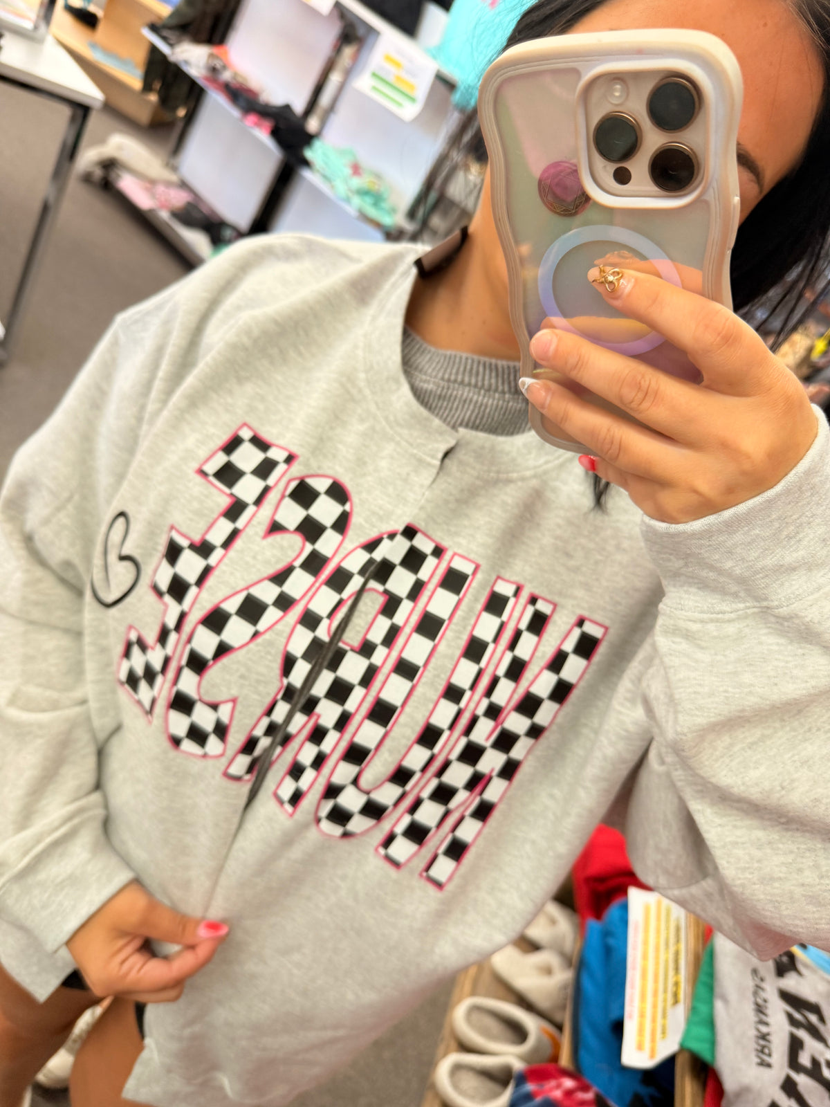 teach or custom Swacket sweatshirt