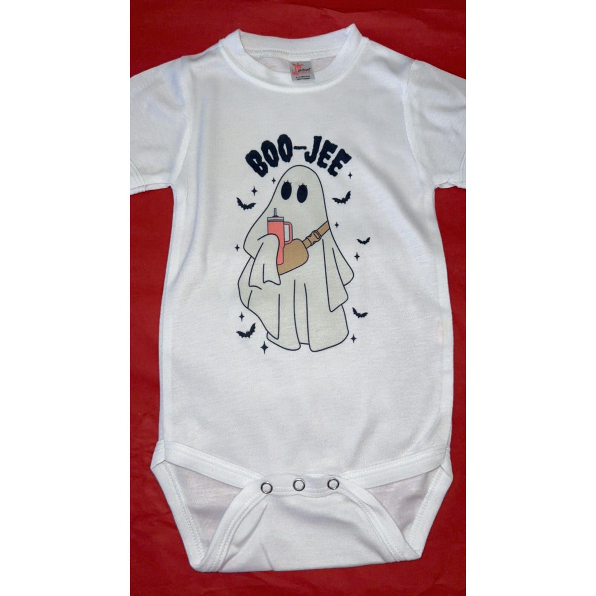 Bou-Jee Halloween Ghost Baby and kid onesie or tee