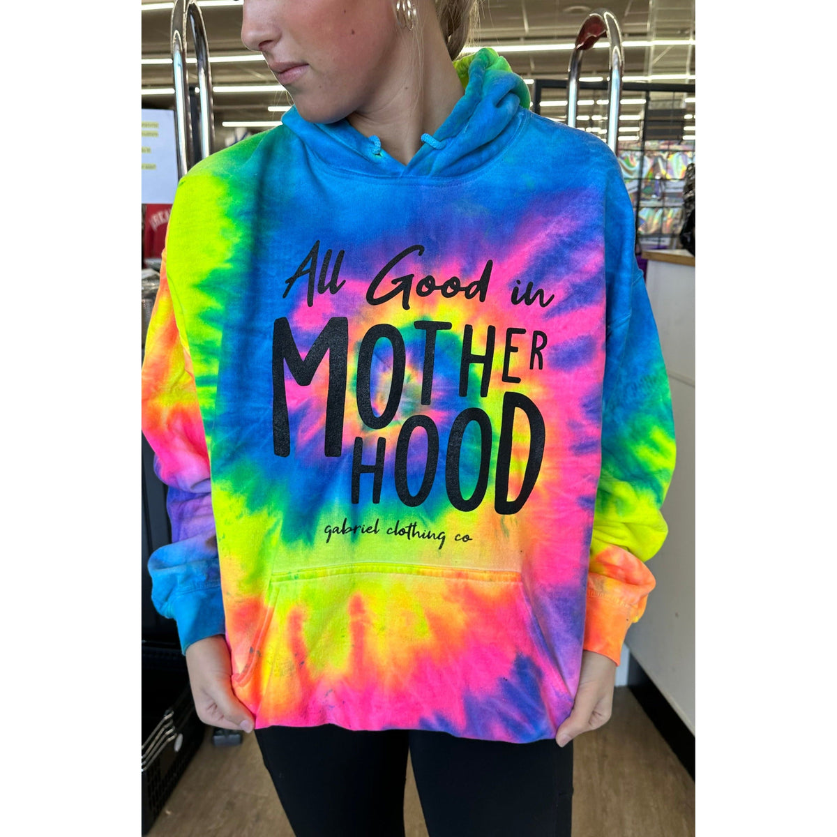 All good in Mother Hood Tie Dye Hoodie