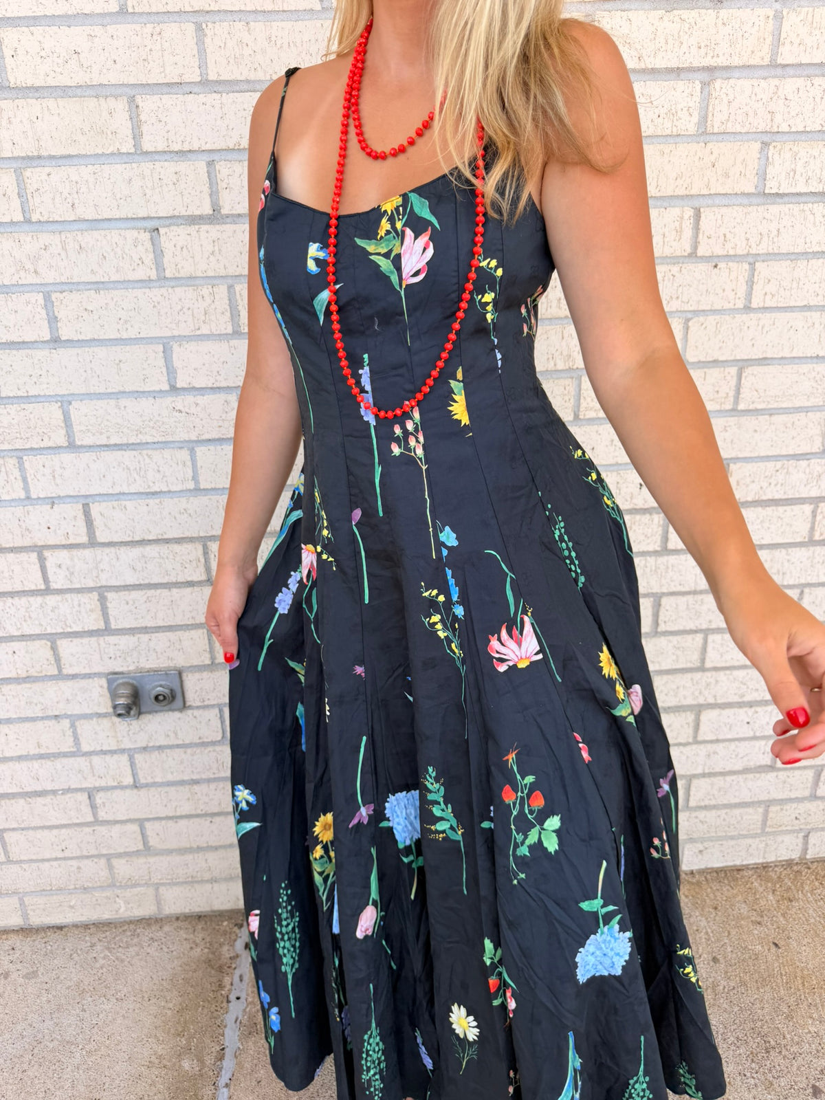 Wild Flower Floral Dress