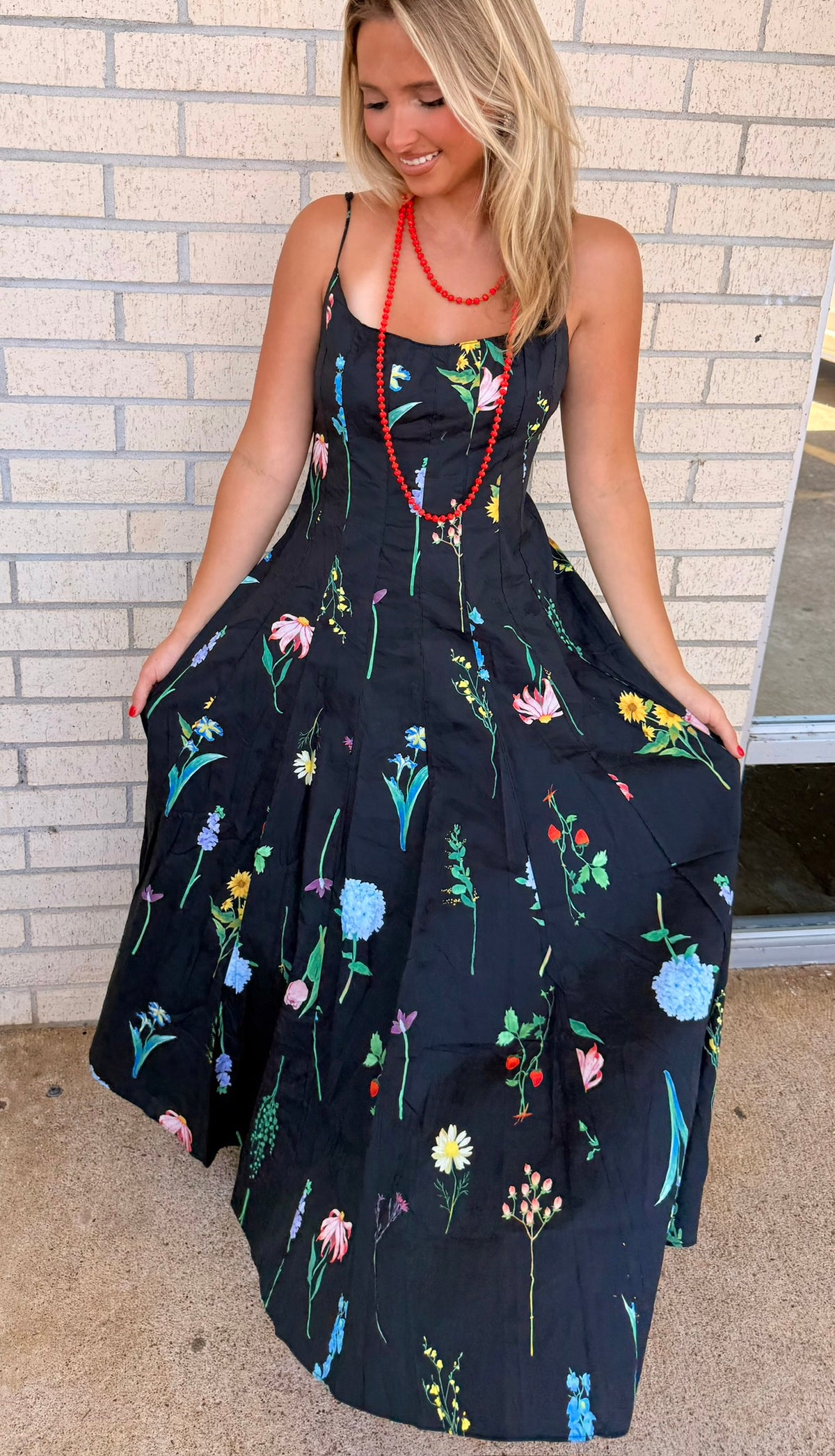 Wild Flower Floral Dress