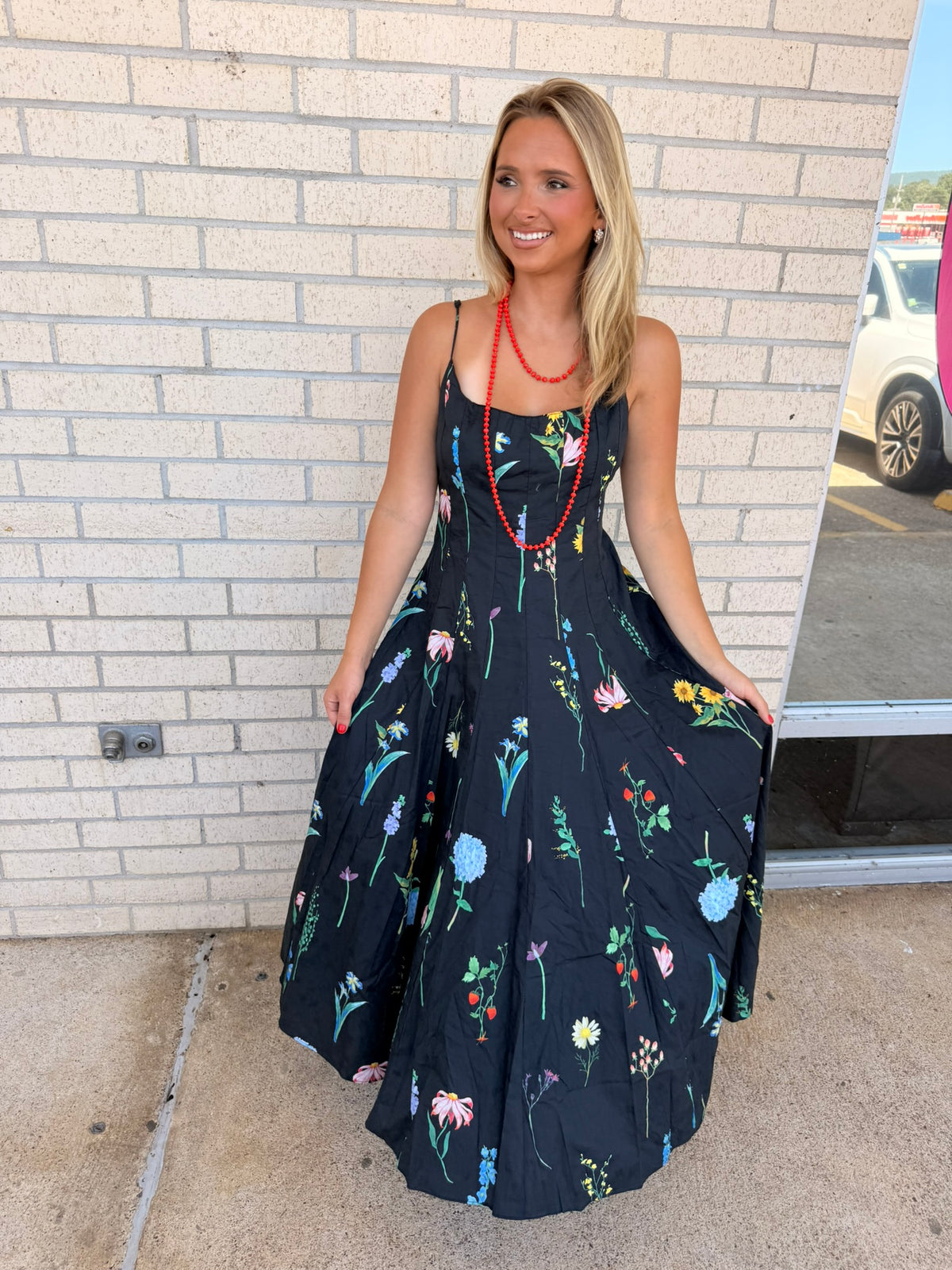 Wild Flower Floral Dress
