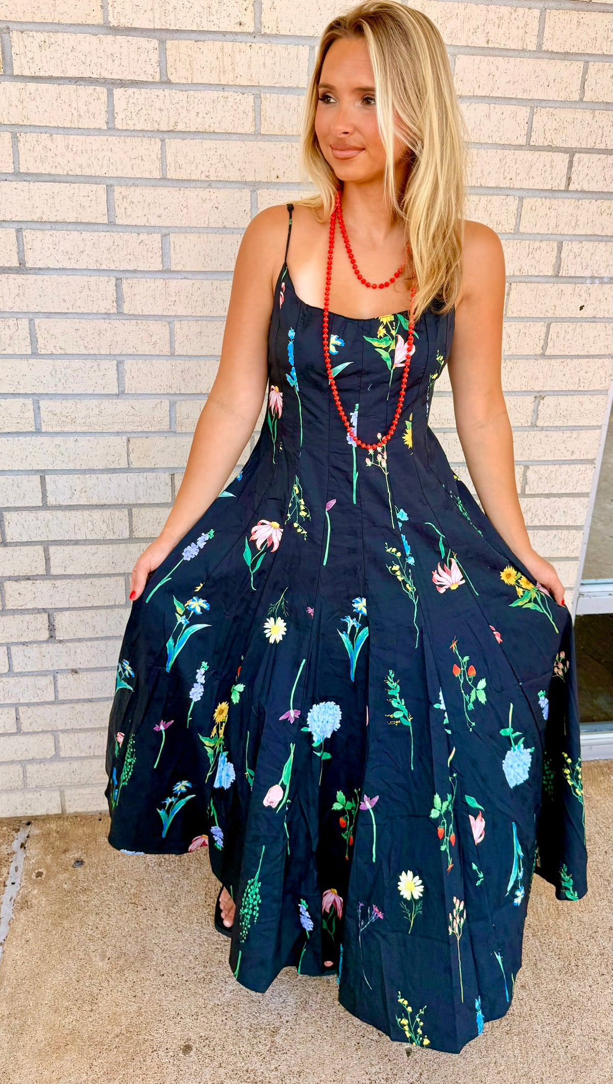 Wild Flower Floral Dress
